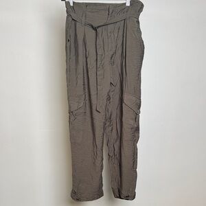 Simply Vera VeraWang Olive Lightweight Cargo Pants Size Medium